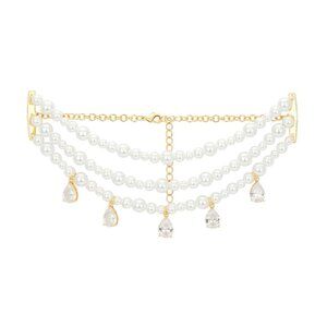 The M Jewelers NY X Cindy Kimberly The Pearl Montiel Choker in Gold Pearl New